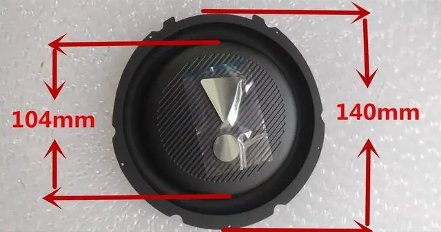 Alt view image 4 of 4 - for Ares 3/Boombox 3rd Generation Diaphragm, Radiator, Passive disc, Black
