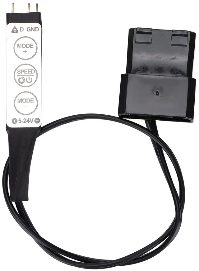 Alt view image 4 of 7 - Computer CPU Water Cooling Block Brass Copper Acrylic RGB Lighting Temperature Display for Intuitive Monitoring 115X/2011/2066 (Silver)