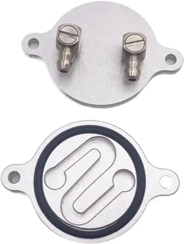 Main image of for funssor Aluminum CNC machined NEMA14 36 Pancake Stepper Motor Water Cooling Plate Water Cooler for voron Cooling Plate(90degree Joints Type)
