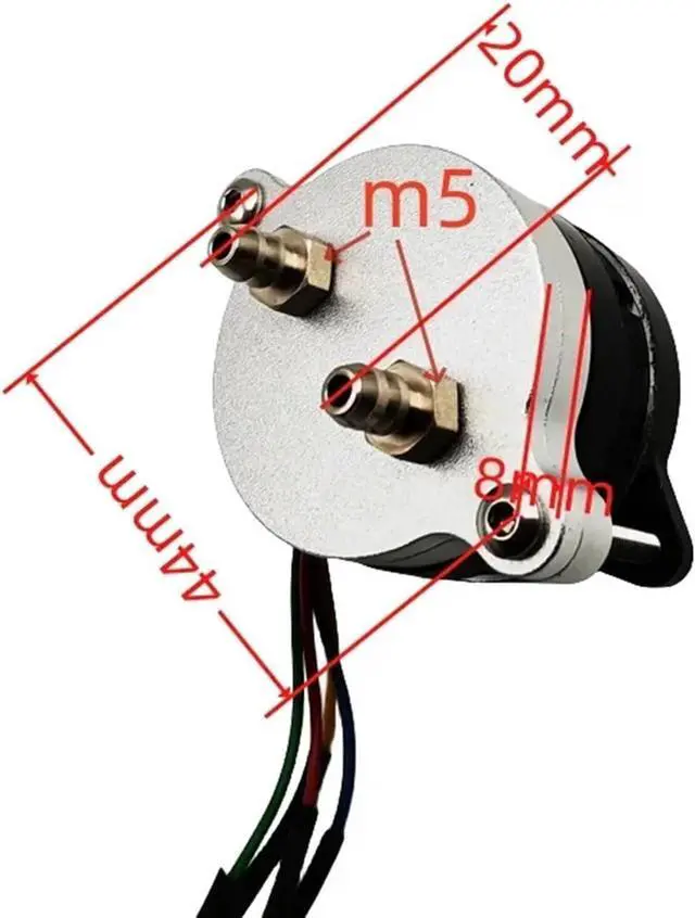 Alt view image 3 of 5 - for funssor Aluminum CNC machined NEMA14 36 Pancake Stepper Motor Water Cooling Plate Water Cooler for voron Cooling Plate(90degree Joints Type)