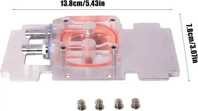 Alt view image 3 of 7 - Advanced Liquid Cooling Block for V100 A100 32G SXM2 GPUs with Copper Enhancement Data Center GPU Heatsink