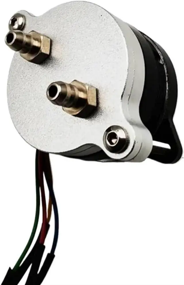 Alt view image 2 of 5 - for funssor Aluminum CNC machined NEMA14 36 Pancake Stepper Motor Water Cooling Plate Water Cooler for voron Cooling Plate(90degree Joints Type)