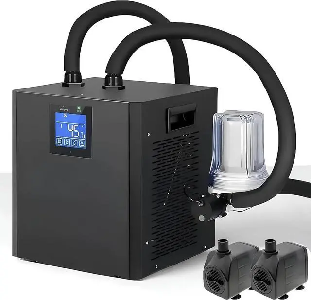 Main image of Ice Bath Water Chiller,Remote Control Upgraded Ice Bath Chiller with External Filter Water Pump,for Cold Plunge Recovery Ice Bath Tubs Home Use Cooling Chiller DualPump