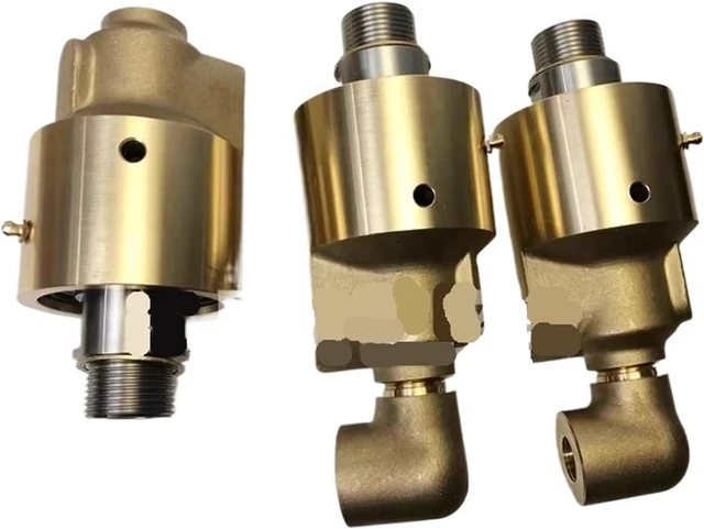 Alt view image 2 of 2 - Rotary Joint 1pcs 157-000-151 Cooling Water Copper Single and Double Channel Printing Machine Rotary Joint(Replace 155/157 Series M20*1.5)