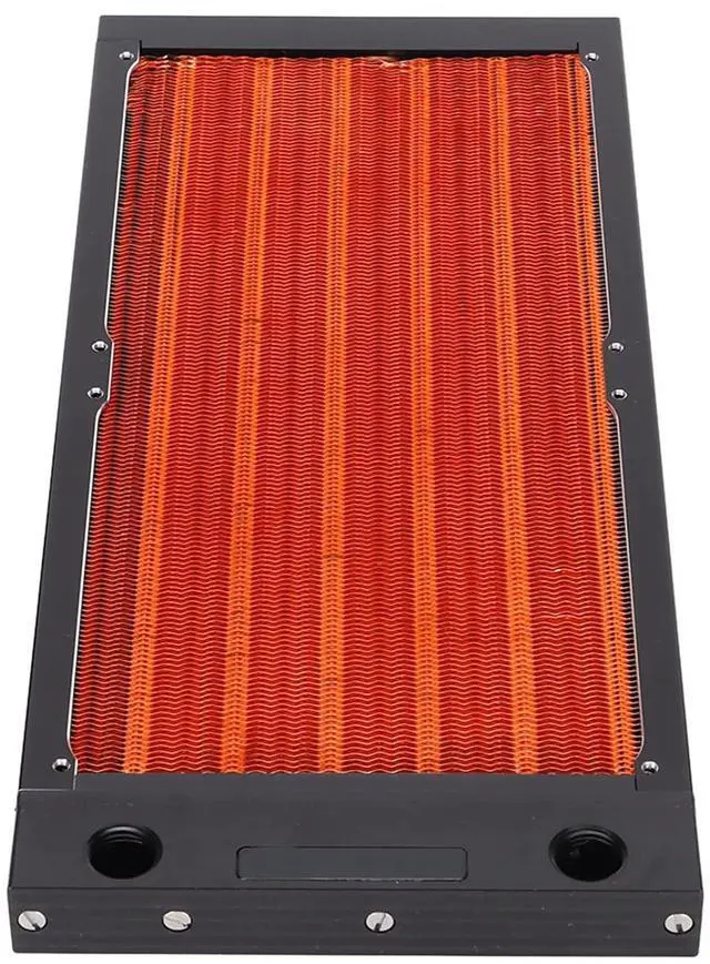 Alt view image 6 of 7 - CPU Liquid Cooler, Water Cooling Radiator with Multiple Copper Pipes, High Durability 120mm 240mm 360mm Radiator for Computer Heat Dissipation, Compact Design for Tight (240mm)