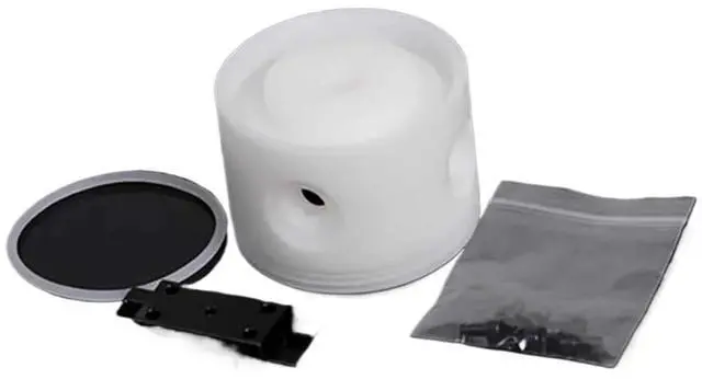 Alt view image 6 of 6 - 1pcs PC Water Cooling Pump Cover Reservoir D5/SPG40A Compatible for Cooler Tank Building YKD5BTZ-V2 PD5BTZ-V2(Black POM)