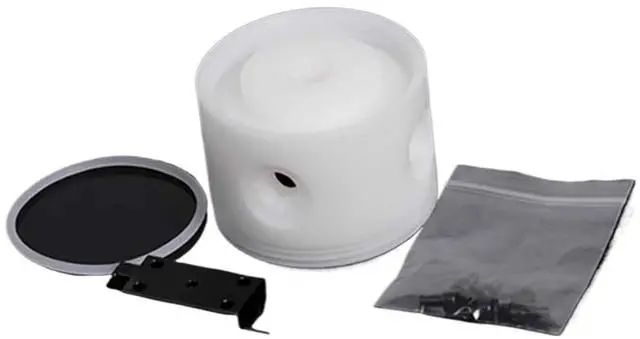 Alt view image 2 of 6 - 1pcs PC Water Cooling Pump Cover Reservoir D5/SPG40A Compatible for Cooler Tank Building YKD5BTZ-V2 PD5BTZ-V2(Black POM)