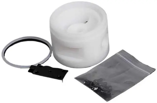 Alt view image 5 of 6 - 1pcs PC Water Cooling Pump Cover Reservoir D5/SPG40A Compatible for Cooler Tank Building YKD5BTZ-V2 PD5BTZ-V2(Black POM)