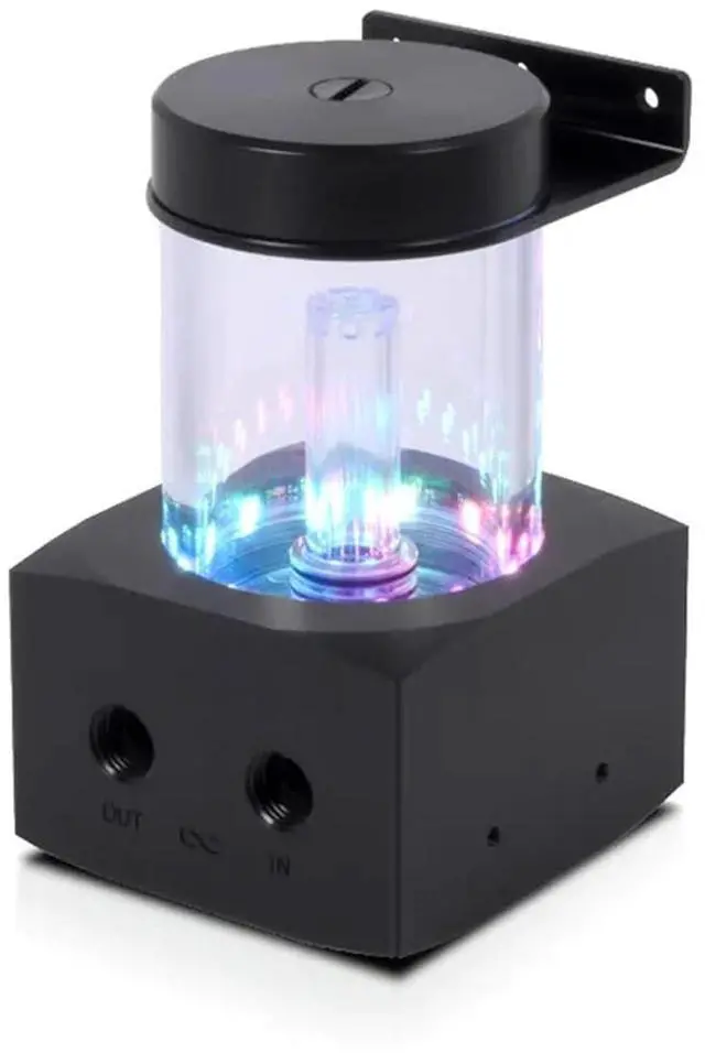 Alt view image 3 of 3 - 1pcs Core 100 Aurora Tube Reservoir Compatible D5/VPP Pumps Top Expansion Water Cooling Tank,G1/4"(15393(No Pump))