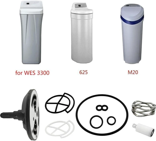Alt view image 2 of 7 - Water Softener Valve for Rotor and Seal Kit for M20 M27 M34 MSD20F MSD27B MSD34C MCWF, for Replacement Parts with 5 Screw Cover