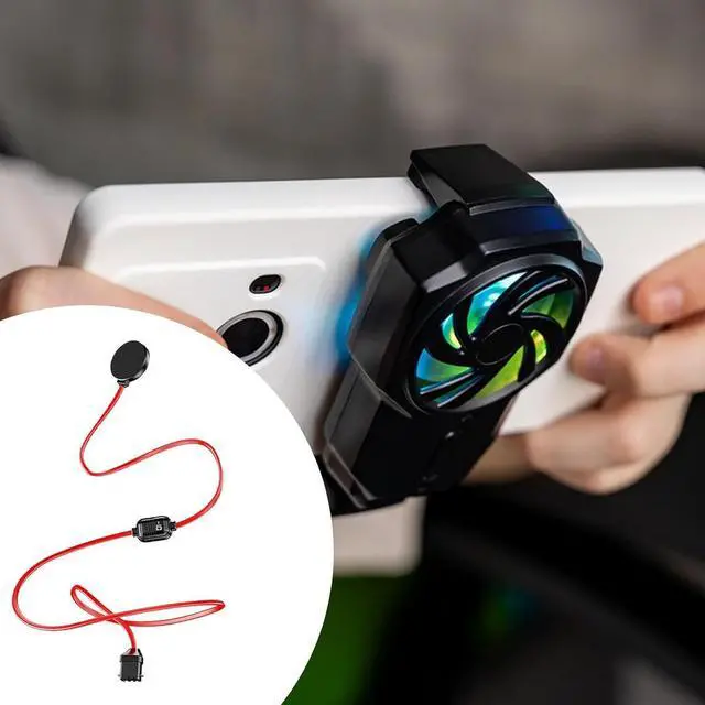 Alt view image 3 of 7 - Phone Water Cooling System with Semiconductor Chip, 30W USB Powered, Compact Magnetic Design for Gaming & Live Streaming