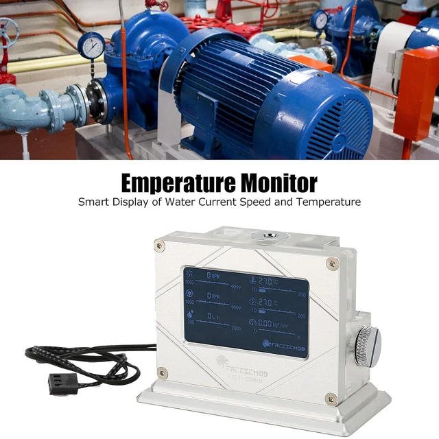 Alt view image 4 of 7 - Intelligent Water Cooling System Monitor LSJZNRB Durable Display Screen Water Pump PWM for PC Enthusiasts Aluminum Alloy + Acrylic Material