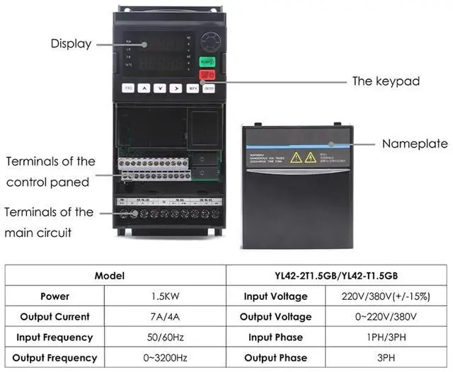 Alt view image 7 of 7 - 0.8KW ER11 Water Cooled Spindle Kit 800W Water Cooled Spindle and 1.5KW Inverter 75W Water Pump 65mm Bracket