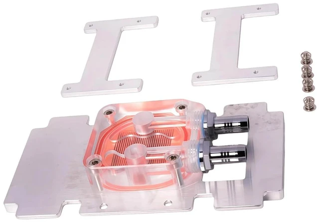 Alt view image 6 of 7 - Engineered Water Block for SXM2 Graphics Cards Built for Intensive Training and Computing Tasks GPU Liquid Refrigerator