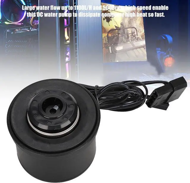 Alt view image 4 of 7 - aqxreight 12V 1100L 4800rpm Fast Heat Dissipation Pump to 1100L H High L PumpWater Cooling PumpComputer Cooling PumpMini Pump12V