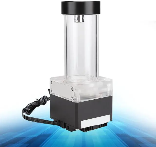 Main image of Computer WaterCooled Integrated Pump Efficient Aluminum Anode POM Water Pump for PC Cooler 800L/H, 4M Head for Hardcore Gamers (Black)
