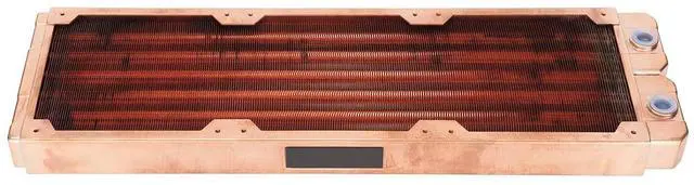 Alt view image 3 of 7 - Copper Radiator Fast Heat Dissipation Slim Laptop Water Cooling Row for 12cm Fan Installation