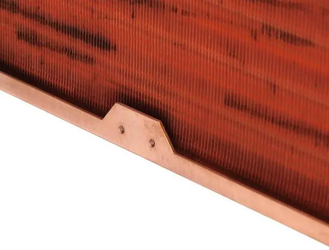 Alt view image 7 of 7 - Copper Radiator Fast Heat Dissipation Slim Laptop Water Cooling Row for 12cm Fan Installation