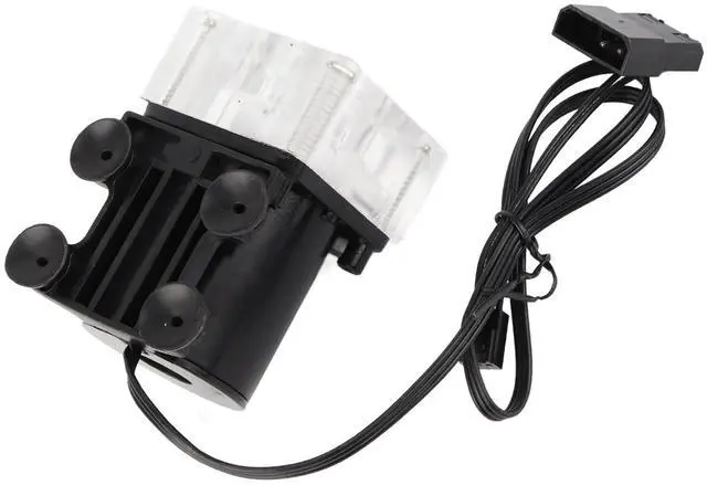 Alt view image 4 of 7 - Noiseless CPU Water Cooling Pump, Mini Water Pump for PC Refit, G1/4 Thread Quiet Liquid Cooling System with 4 Pin Power Connector for Desktop Computer CPU