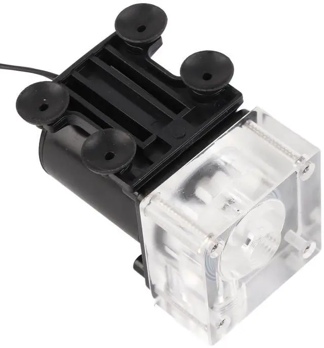 Alt view image 7 of 7 - Noiseless CPU Water Cooling Pump, Mini Water Pump for PC Refit, G1/4 Thread Quiet Liquid Cooling System with 4 Pin Power Connector for Desktop Computer CPU