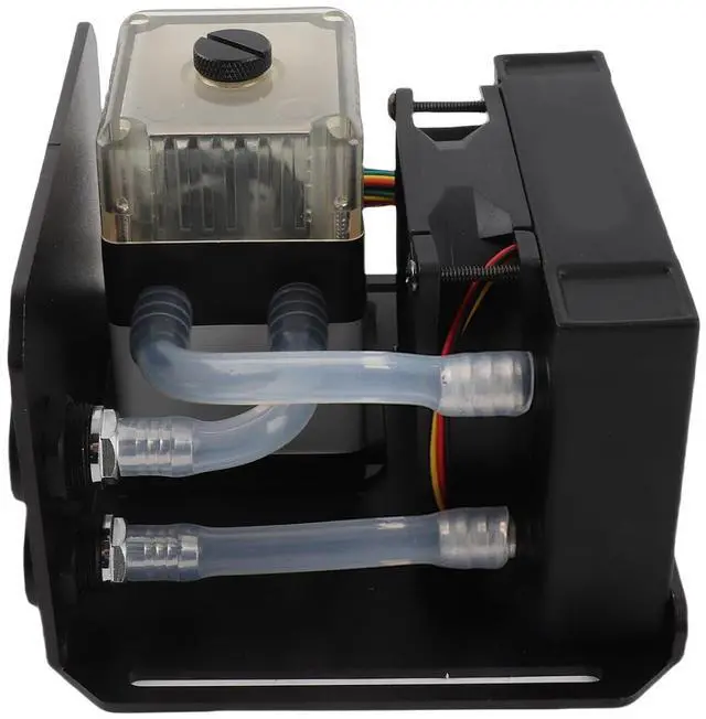 Alt view image 3 of 7 - Graphics Card Water Cooling Pump Powerful D Port Interface 450LH Computer Cooling Radiators for Homes, ABS Metal