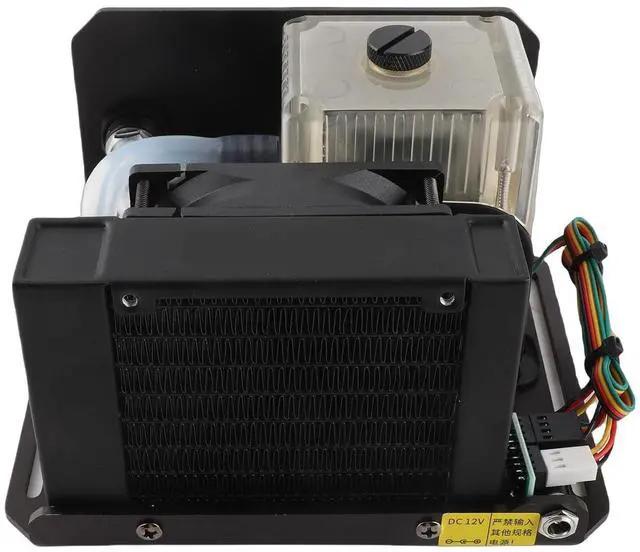 Alt view image 4 of 7 - Graphics Card Water Cooling Pump Powerful D Port Interface 450LH Computer Cooling Radiators for Homes, ABS Metal