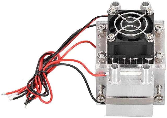 Alt view image 3 of 7 - Semiconductor Refrigeration System Thermoelectric Cooler Module for Small Space Cooling - Dual Core Air Cooling Device for Industrial Refrigeration Equipment and DIY Research -