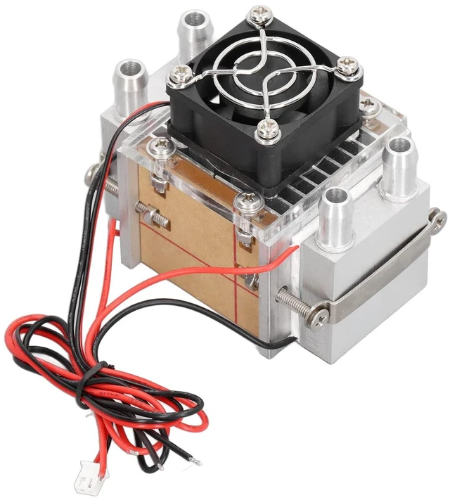 Alt view image 7 of 7 - Semiconductor Refrigeration System Thermoelectric Cooler Module for Small Space Cooling - Dual Core Air Cooling Device for Industrial Refrigeration Equipment and DIY Research -
