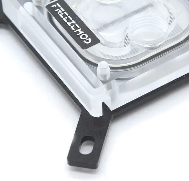 Alt view image 7 of 7 - G1/4 Thread Waterblock Acrylic+ Copper Water Cooling CPU Piece Water Cooling Radiator Heatsink Block for 1150 1151 115