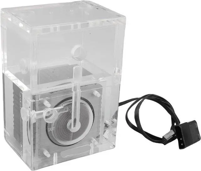 Alt view image 5 of 7 - Computer Water Pump Tank High Efficiency Integrated Centrifugal Water Pump for PC Pub EG6 FX with Aluminum Alloy Armor and Acrylic Casing for Cooling System