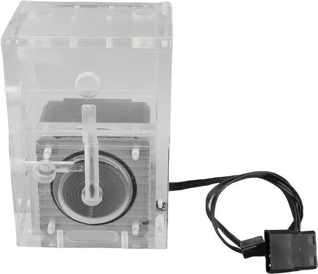 Alt view image 4 of 7 - Computer Water Pump Tank High Efficiency Integrated Centrifugal Water Pump for PC Pub EG6 FX with Aluminum Alloy Armor and Acrylic Casing for Cooling System