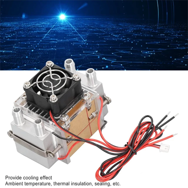 Alt view image 5 of 7 - Semiconductor Refrigeration System Thermoelectric Cooler Module for Small Space Cooling - Dual Core Air Cooling Device for Industrial Refrigeration Equipment and DIY Research -