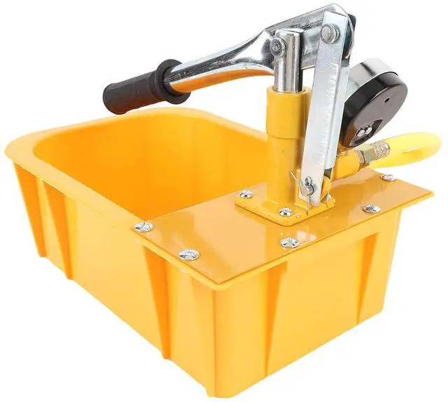 Alt view image 2 of 7 - Water Pressure Test Pump with Gauge G1/2 Standard Thread Connector, Manual Water Pressure Tester for Leakage Testing, for Hydraulic Testing