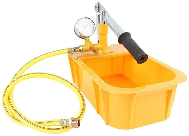 Alt view image 4 of 7 - Water Pressure Test Pump with Gauge G1/2 Standard Thread Connector, Manual Water Pressure Tester for Leakage Testing, for Hydraulic Testing