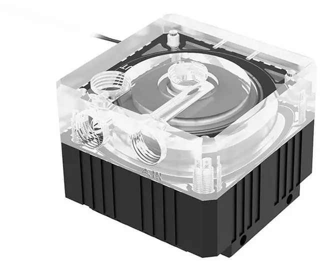 Alt view image 2 of 5 - Water Cooler Water Pump 4 Holes PWM Speed Control Lift 3.5m Flow 500L. PU-SZM4(ABS Armor,12-24V Range)