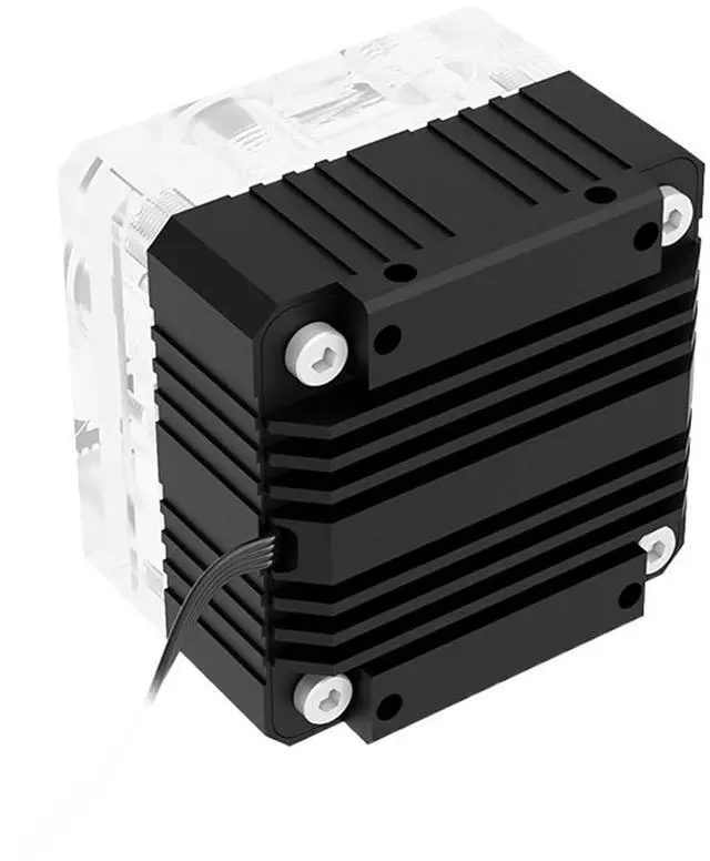 Alt view image 5 of 5 - Water Cooler Water Pump 4 Holes PWM Speed Control Lift 3.5m Flow 500L. PU-SZM4(ABS Armor,12-24V Range)
