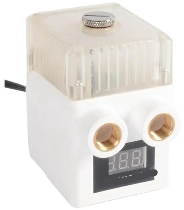 Alt view image 3 of 4 - Water Cooler 12V Integrated Water Tank Pump Ceramic Bearing 450L Flow 2020 Model. PUB-12WX(Normal,White)