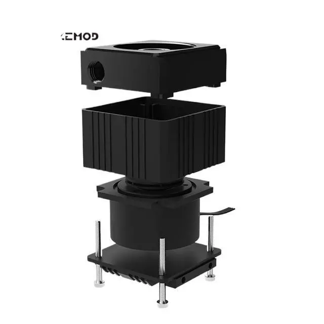 Alt view image 4 of 5 - Circulating Water Pump Water Silencer Supports PWM Metal Armor POM Upper Cover 650L/H. PU-EG6(Large 4P Small 4pin)