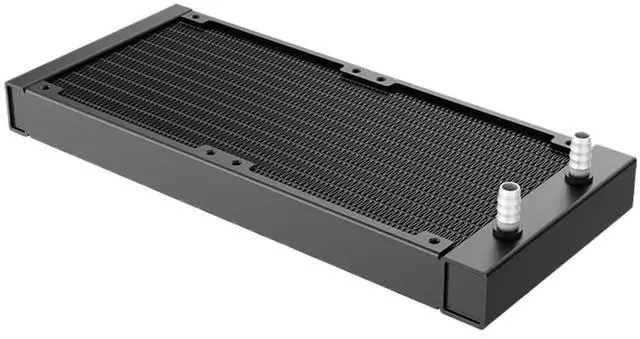 Main image of Water Cooler Aluminum Radiator Medical Printing Laser Pagoda Mouth 22 Thick Flat Tube. SR-LP22-240(SR-LP22-240F95,Black)