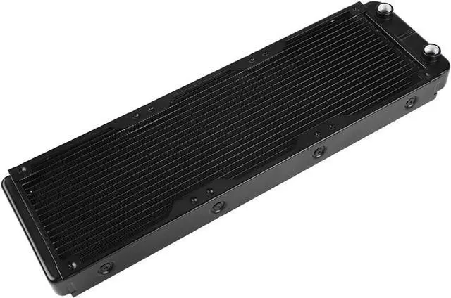 Alt view image 4 of 6 - Efficiency 360mm 18 Tubes Thread Water Cooler Radiator Aluminum Easy Install for PC Computer Water Cooling System