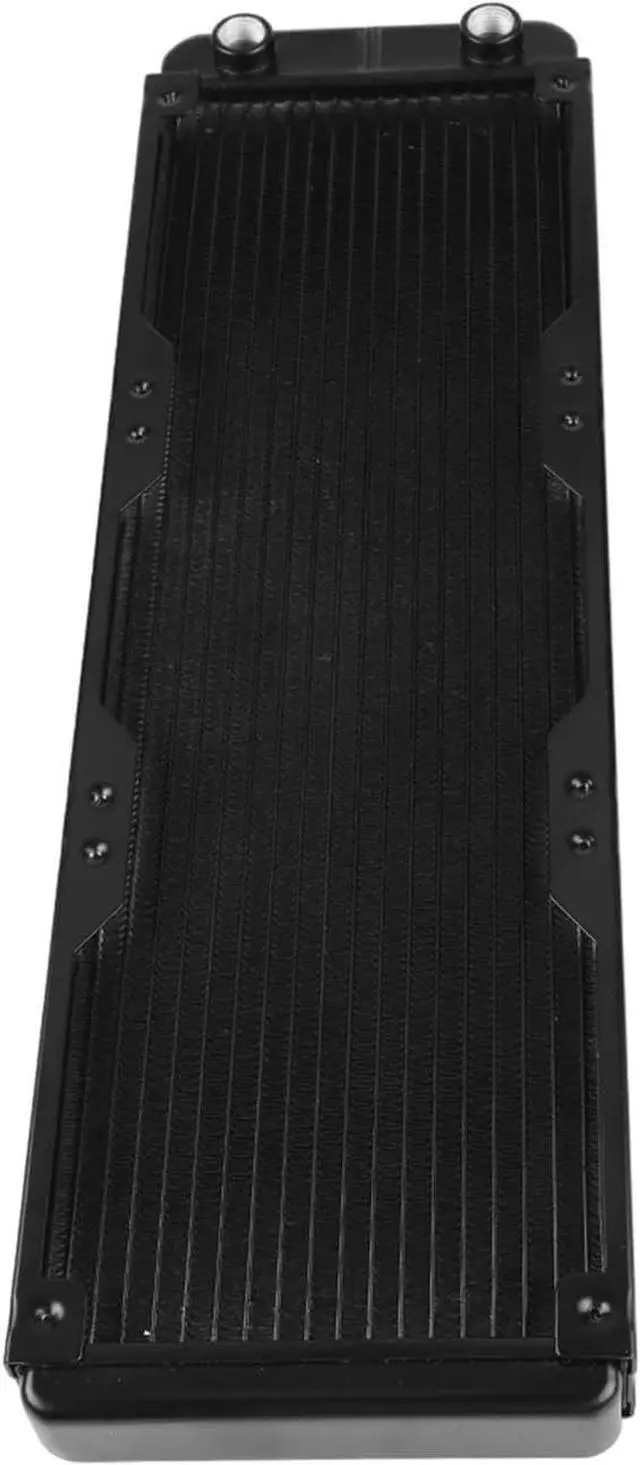Alt view image 5 of 6 - Efficiency 360mm 18 Tubes Thread Water Cooler Radiator Aluminum Easy Install for PC Computer Water Cooling System