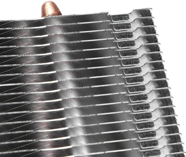 Alt view image 3 of 7 - CPU Cooler with Fast Heat Dissipation, Pure Copper Four Heat Pipes, Mute RGB Fan for Desktop Computers, Supports and Platforms
