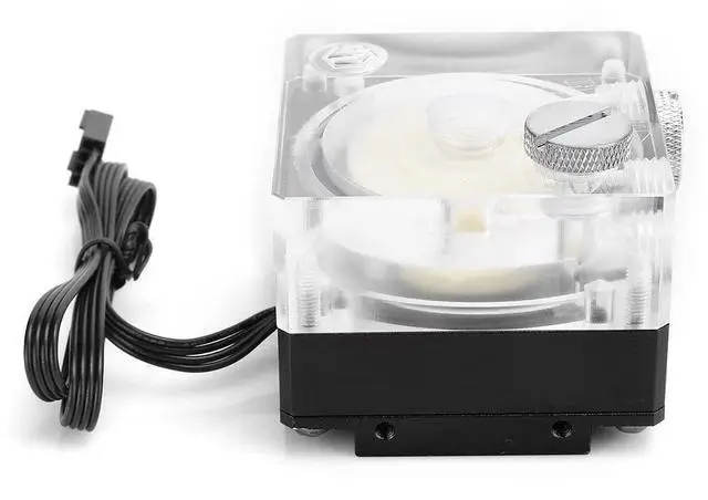 Alt view image 7 of 7 - SUNGOOYUE SCP67B Water Cooling Pump, PWM Speed Control 2600RPM, G1/4 Thread, Acrylic and Aluminum Construction, 12V for PC Gaming (Black)