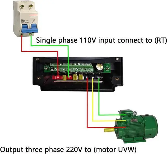 Alt view image 4 of 7 - Micro Vector Frequency Converter 2.2KW High Efficiency Cooling System with Built in PID Controller for Water Pump Motor and Automated Equipment PC Flame Retardant Aluminum Material