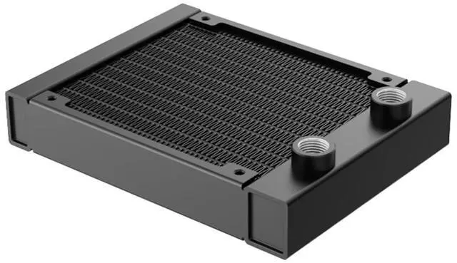 Alt view image 4 of 7 - Aluminum PC Water Cooling Radiator LP22-120 1/4inch Threaded Port for Liquid Cooling Computer Accessories