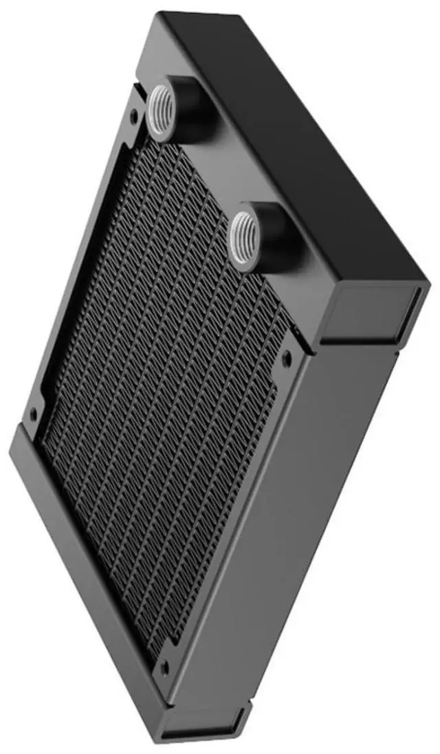 Alt view image 7 of 7 - Aluminum PC Water Cooling Radiator LP22-120 1/4inch Threaded Port for Liquid Cooling Computer Accessories