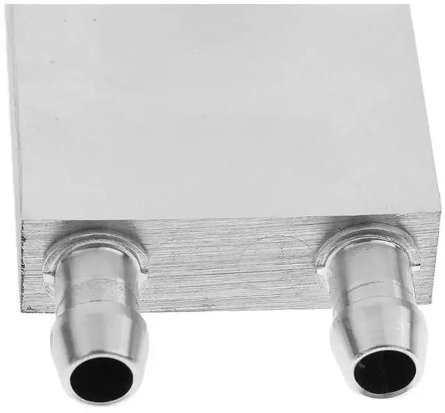 Alt view image 2 of 2 - Aluminum Water Cooling Block 1pc Aluminum Water Cooling Block 120X40x12mm Cooler