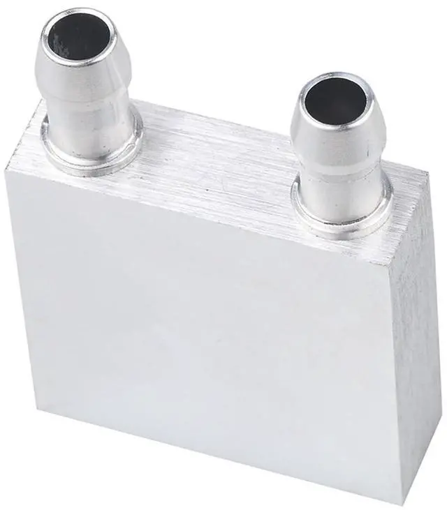 Main image of Aluminum Water Cooling Block 1pc Water Cooling Heatsink Block Waterblock Liquid Cooler 40mm*40/80/120/200mm(40mmx80mm)