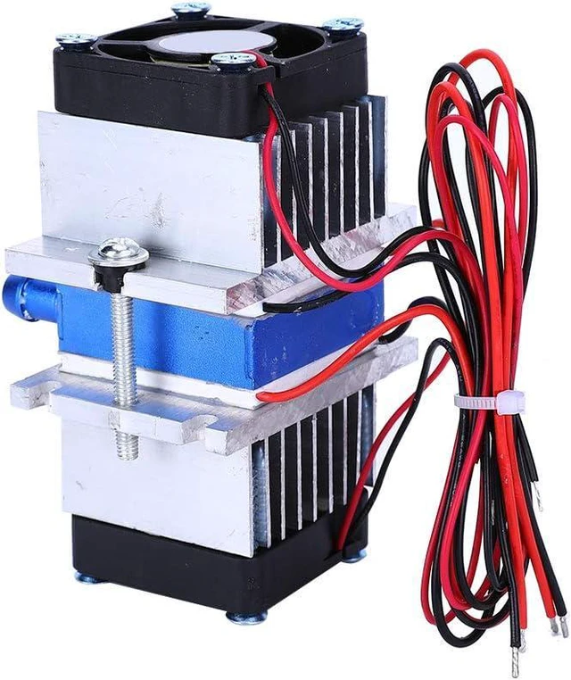 Alt view image 2 of 7 - GOTOTOP Peltier Water Chiller, Thermoelectric Cooling System, 144W Semiconductor Cooler for DIY Water Cooling Projects (Single cooler)