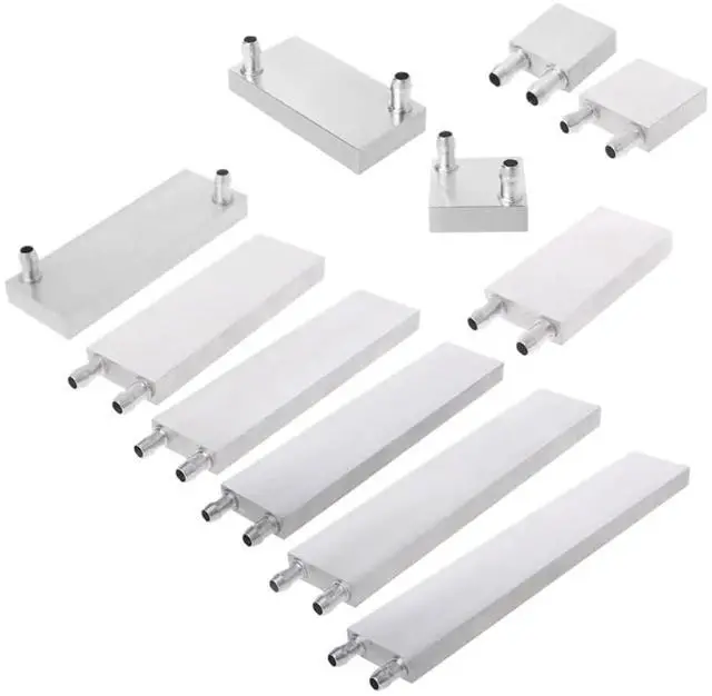 Main image of Aluminum Water Cooling Block 1pc Aluminum Alloy Water Cooling Block Radiator Heat Sink(180)